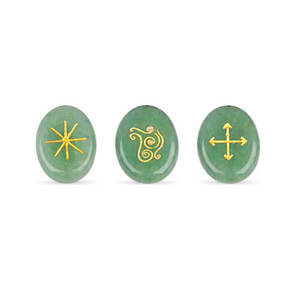 Sacred Symbol Pocket Crystal for Focus & Calm