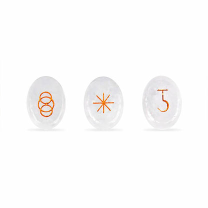 Sacred Symbol Pocket Crystal for Focus & Calm