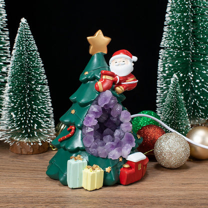 Amethyst Christmas Tree Night Light