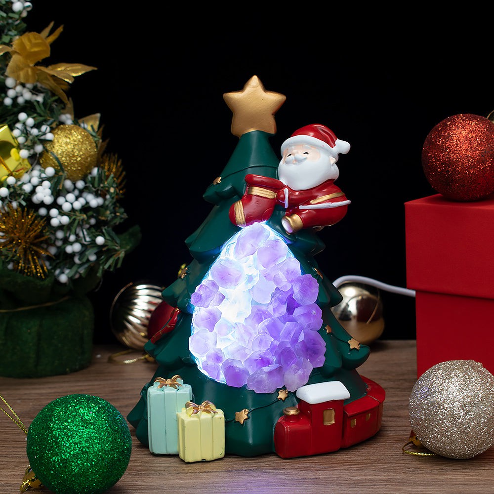 Amethyst Christmas Tree Night Light