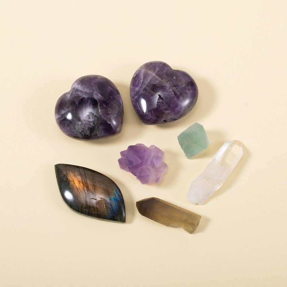 Amethyst Tranquil Energy Crystal Set