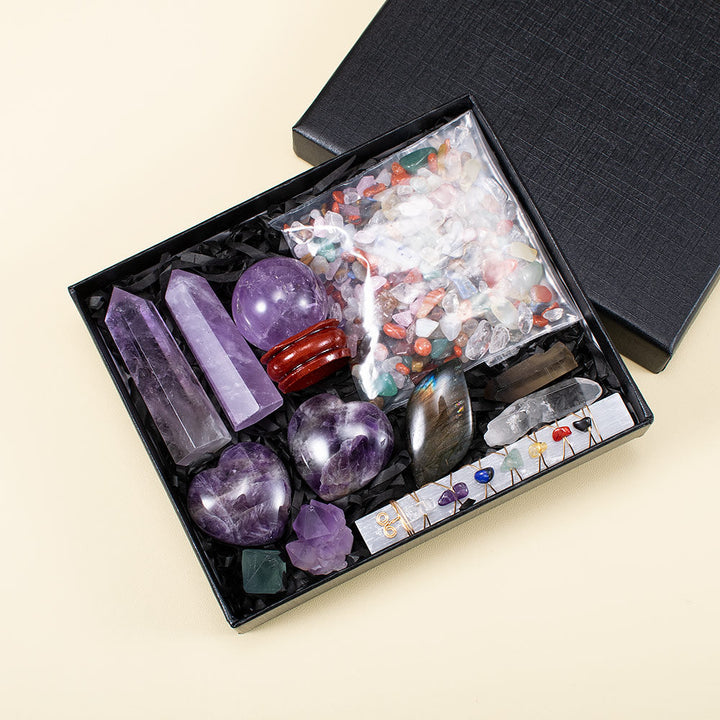 Amethyst Tranquil Energy Crystal Set