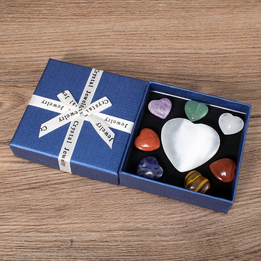 Heart-Shaped Crystal Box Set