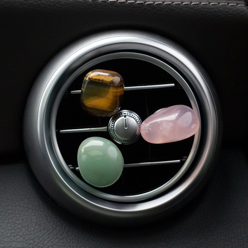 Natural Crystal Car Vent Clip