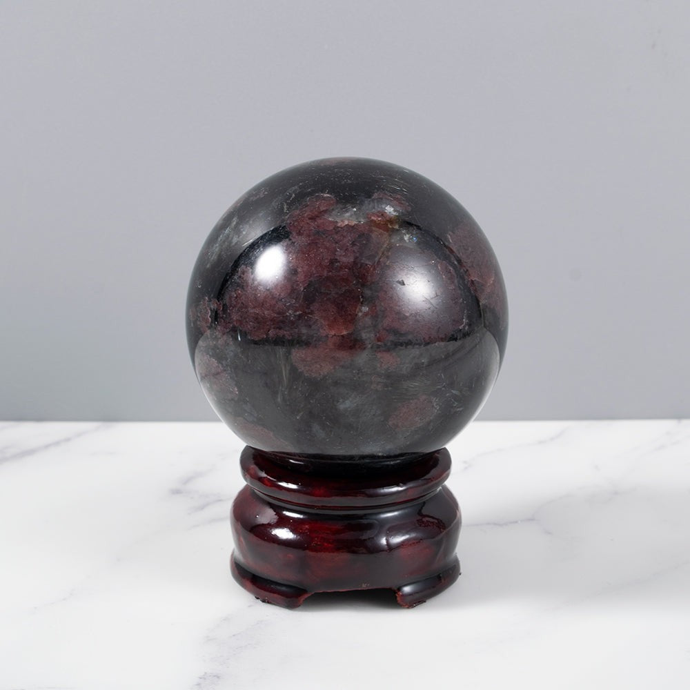 Polished Red Garnet Sphere