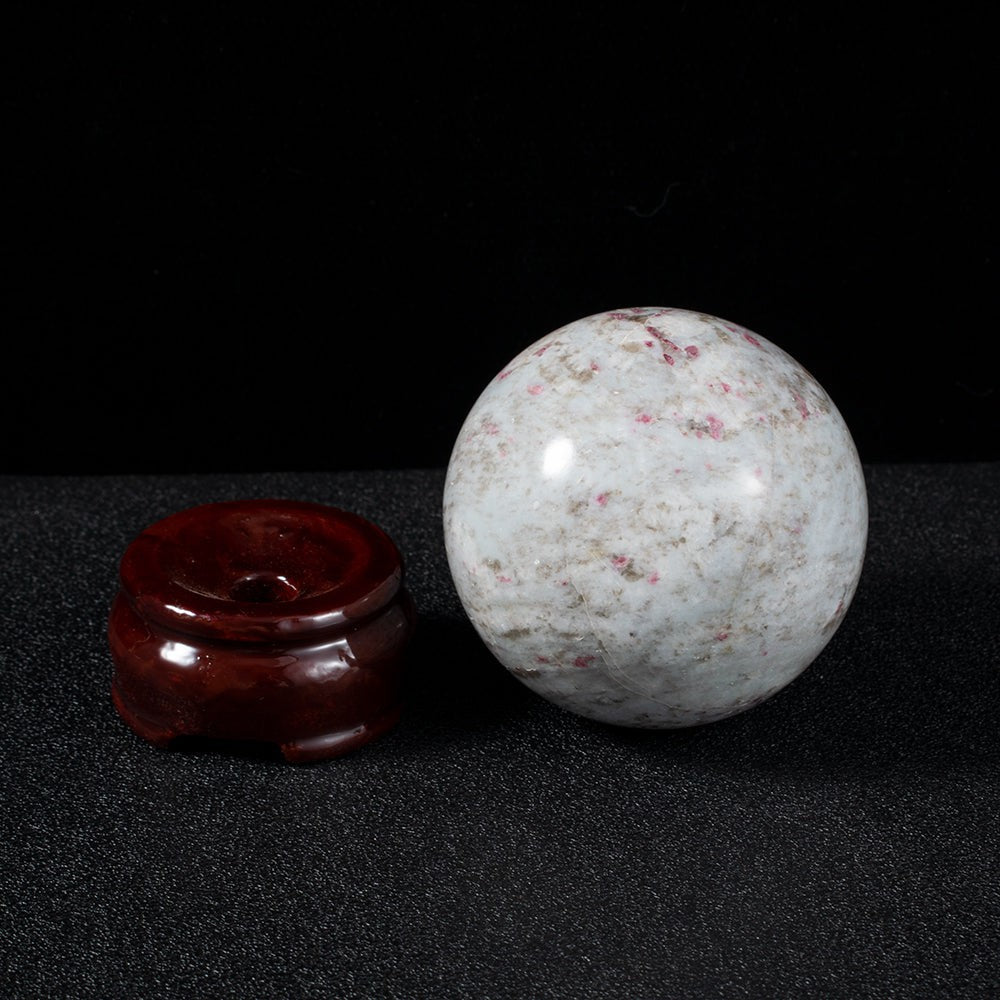 Pink Tourmaline Crystal Sphere