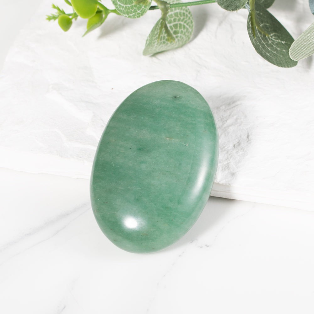 Green Aventurine Palm Stone