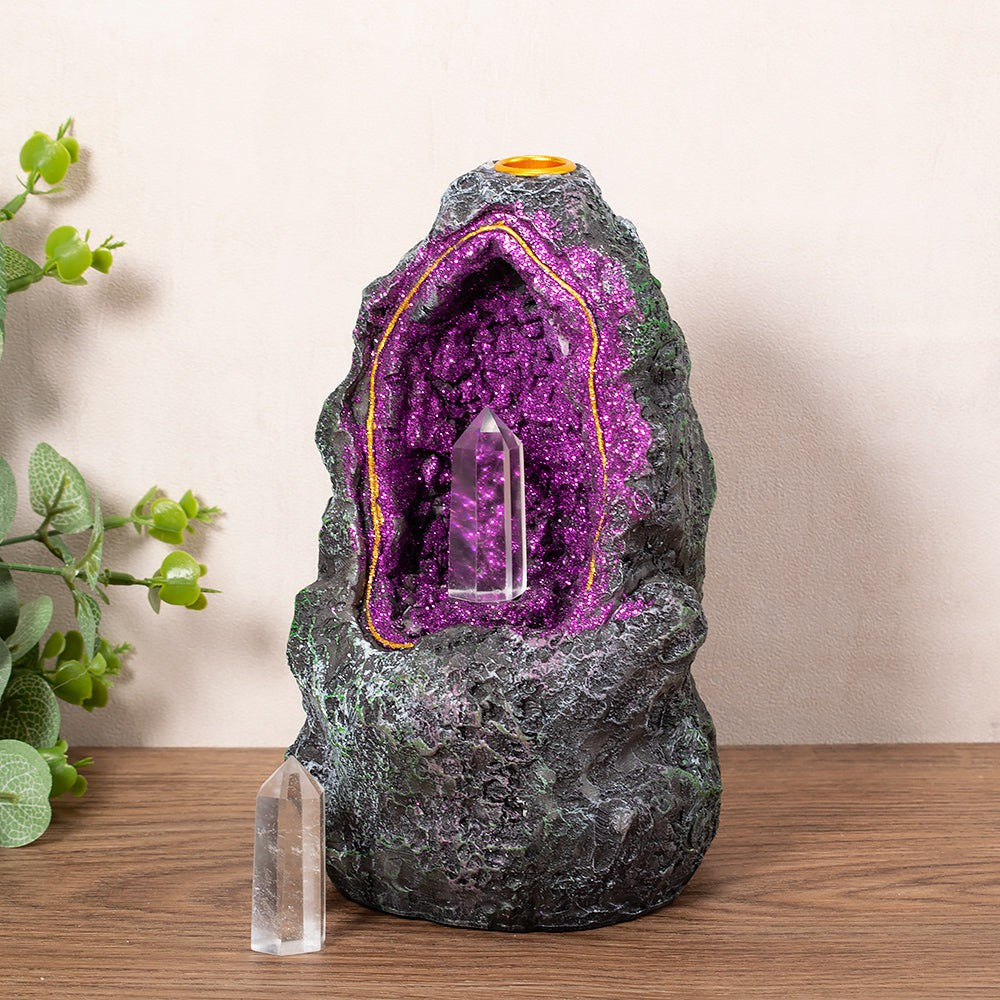 Quartz Energy Cave Incense Burner