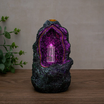 Quartz Energy Cave Incense Burner