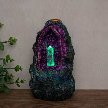 Quartz Energy Cave Incense Burner