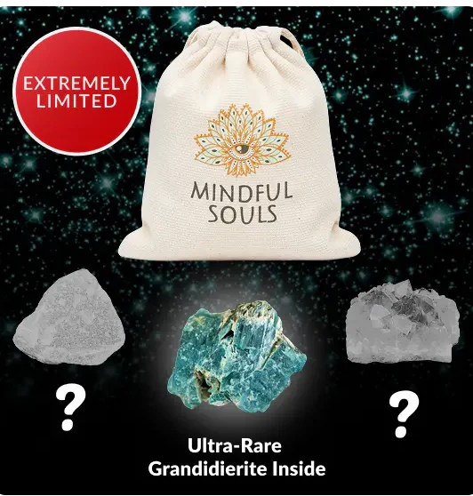 Grandidierite Crystal Mystery Bag + FREE Crystal Wisdom Deck