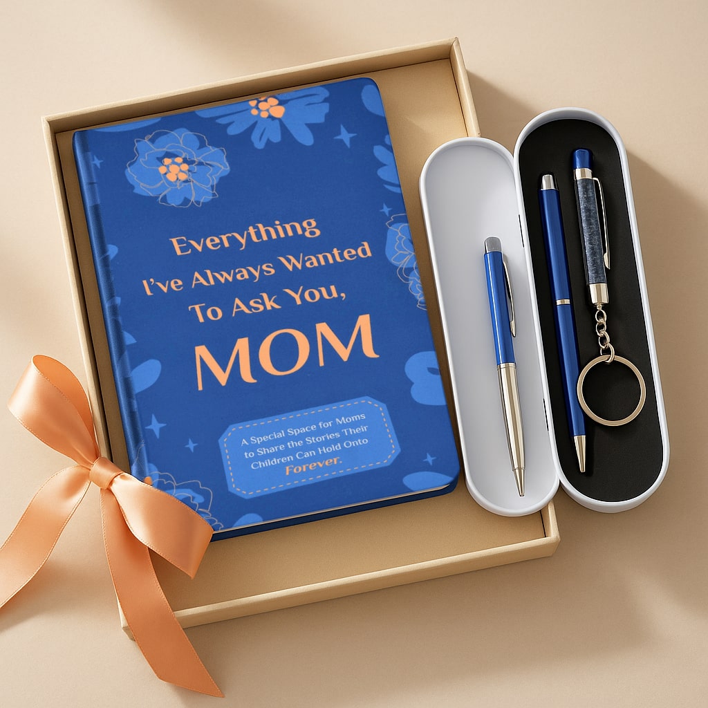 Guided Mom Journal & Sapphire Pen - Every Mom Needs This!