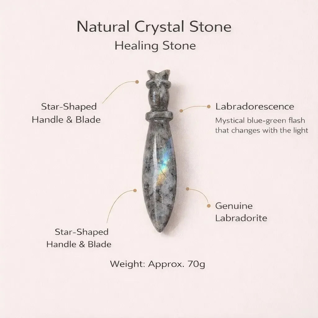 Natural Crystal Dagger Healing Stones — Connect with the Earth’s Energy