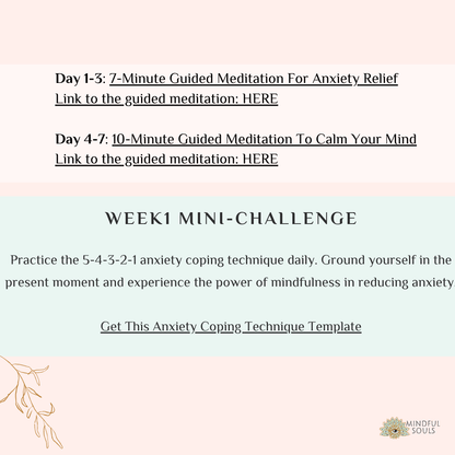 30-Day Printable Meditation Challenge Guide