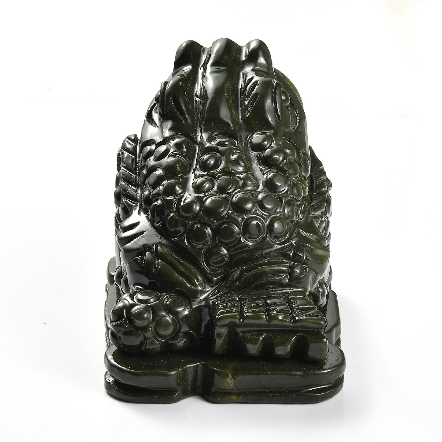 Hand Carved Feng Shui Wealth Money Toad Frog Serpentine
