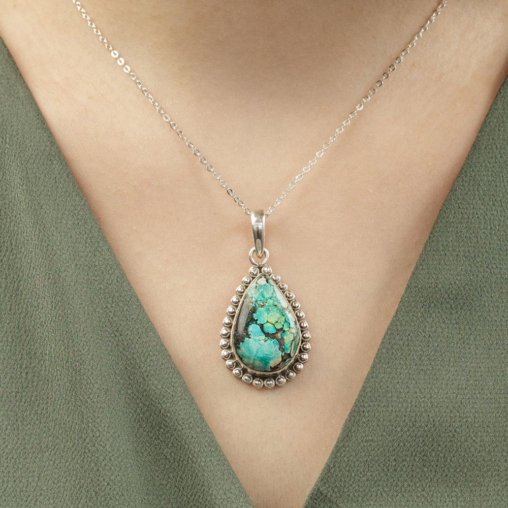 Turquoise Summer Drop Pendant