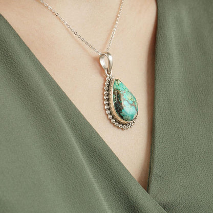 Turquoise Summer Drop Pendant