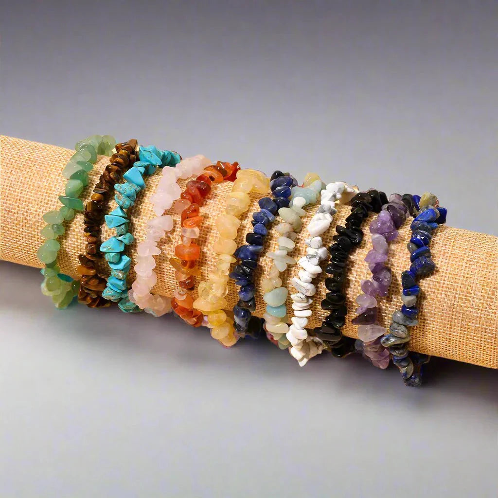 12 bracelets set + 12 necklaces set + FREE Crystal Card Deck