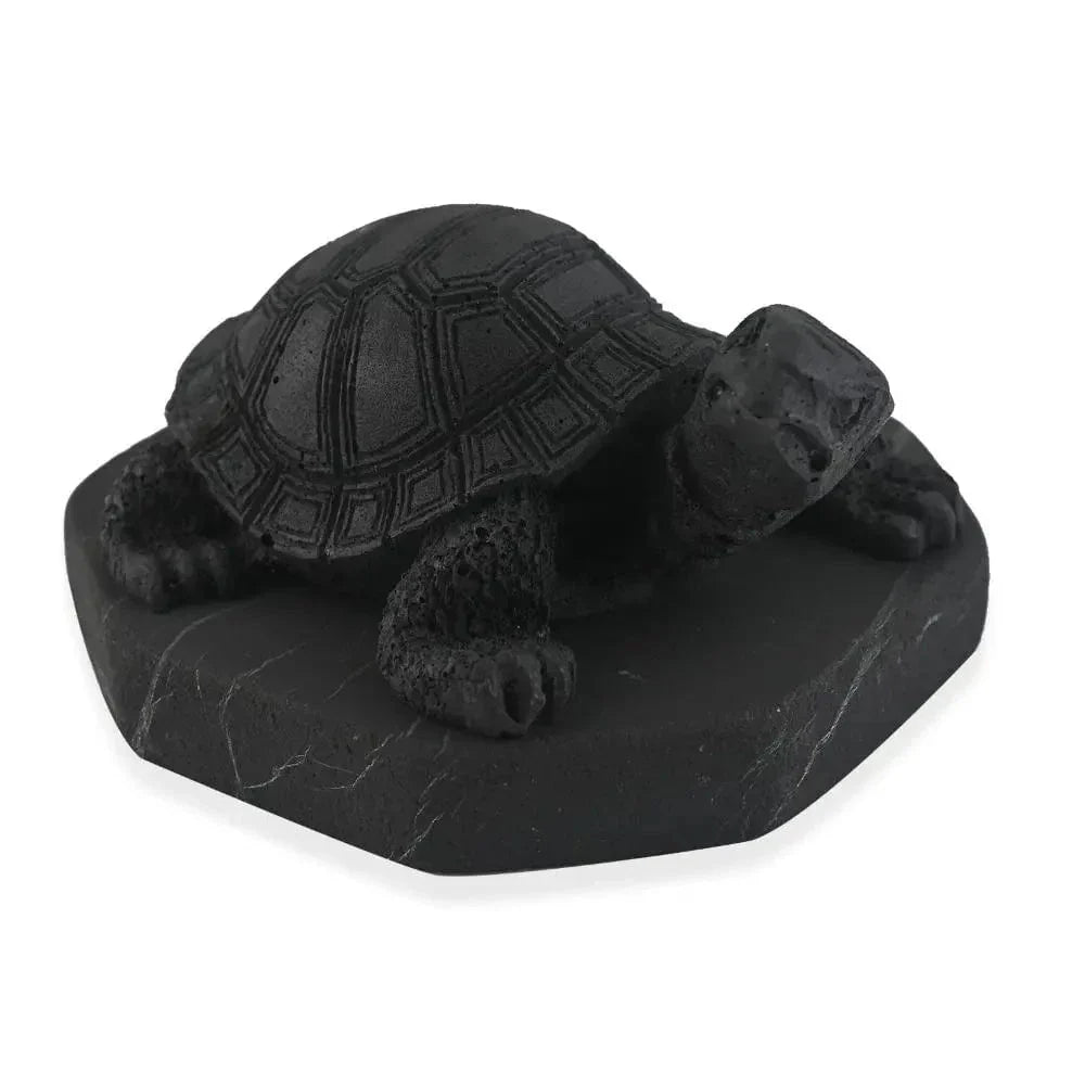 Shungite Turtle Figurine – Ancient Protection for Modern Spaces