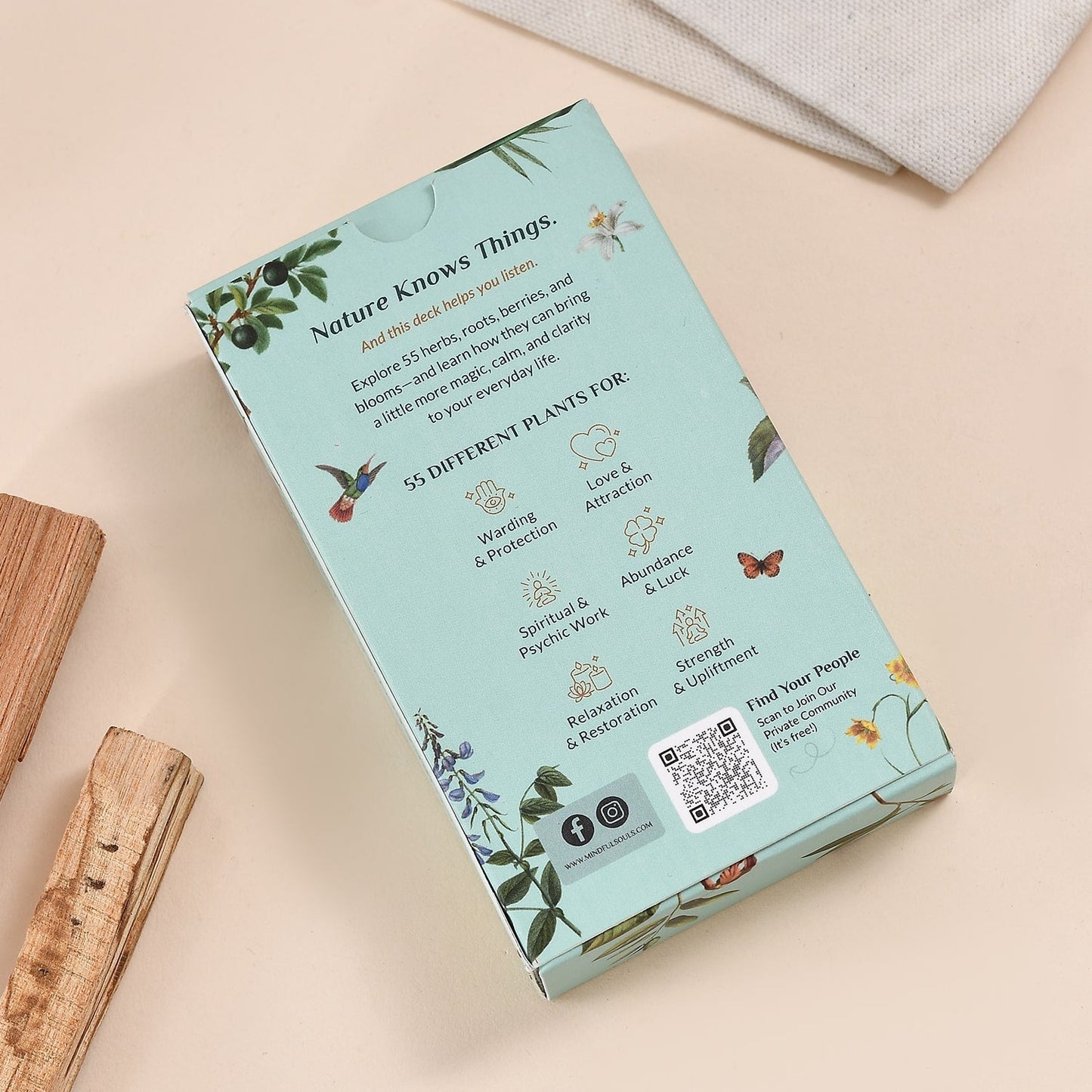 The Everyday Apothecary Deck – 55 Herb Cards for Rituals, Spells, and Manifestation