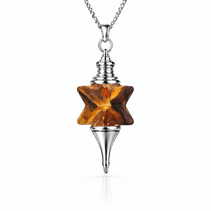 Natural Crystal Stone Divination Pendant — Unlock Your Inner Wisdom
