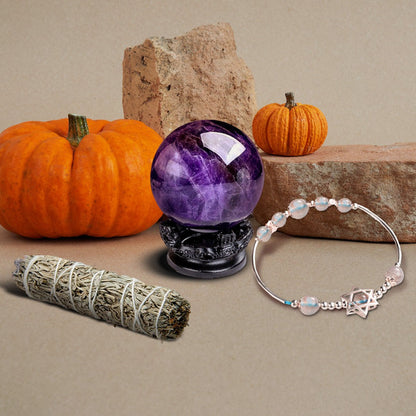 Witch Amethyst Crystal Kit Set