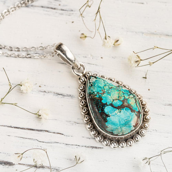 Turquoise Summer Drop Pendant