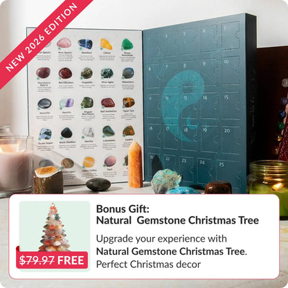 25-Day Crystal Advent Calendar + Crystal Christmas Tree FREE gift