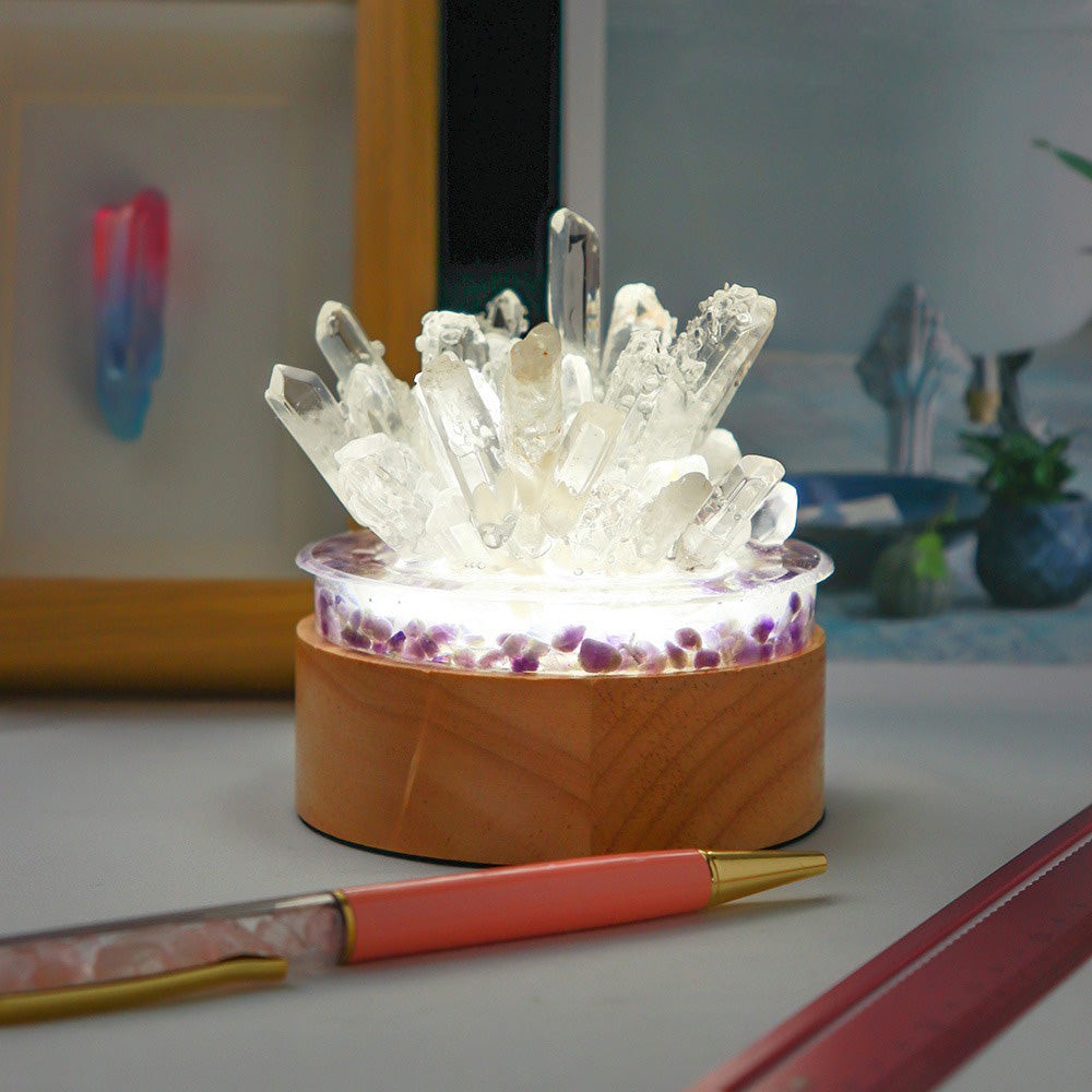 Clear Quartz Manifestation Lamp