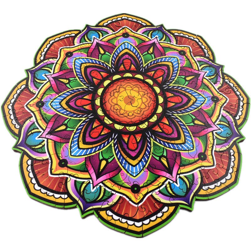 Wooden Mandala Puzzle