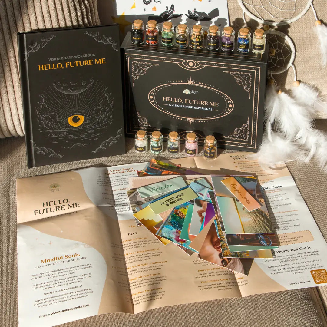 Mindful Souls Vision Board Kit + FREE Moon Oracle Deck