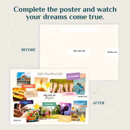 Mindful Souls Vision Board Kit – See It, Believe It, Become It