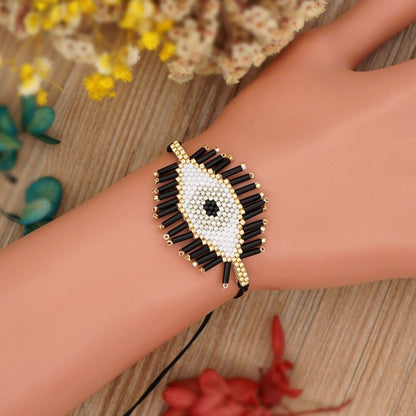 Handmade Turkish Evil Eye Beaded Bracelet