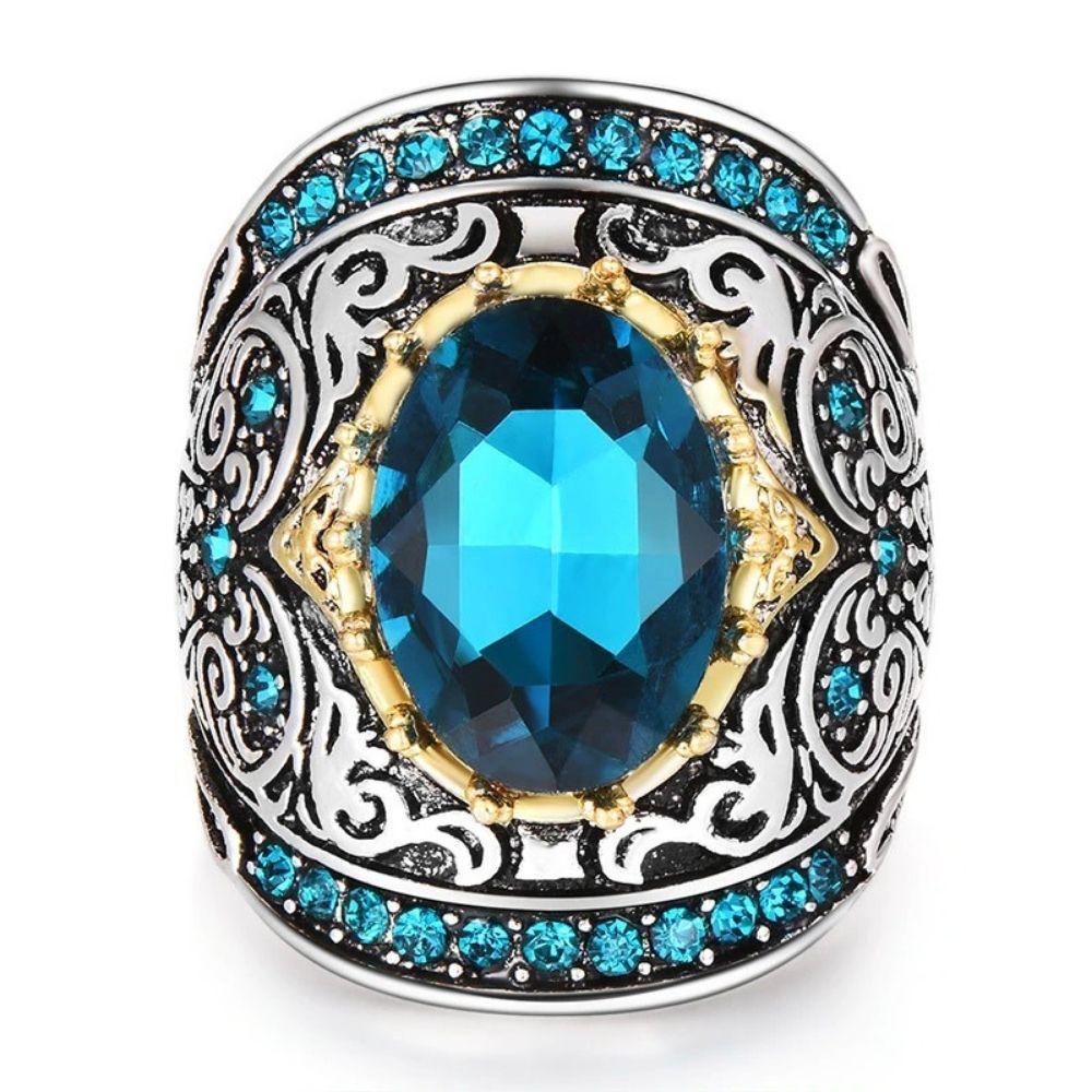 Sea Treasure Aquamarine March Birthstone Ring