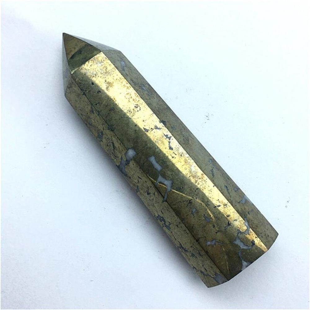 Pyrite Crystal Wand