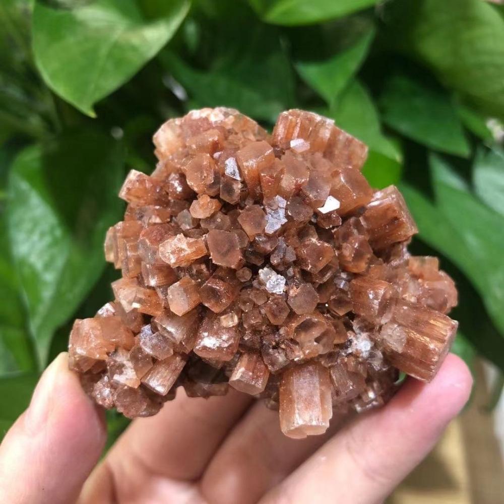 Red Aragonite Crystal Stone