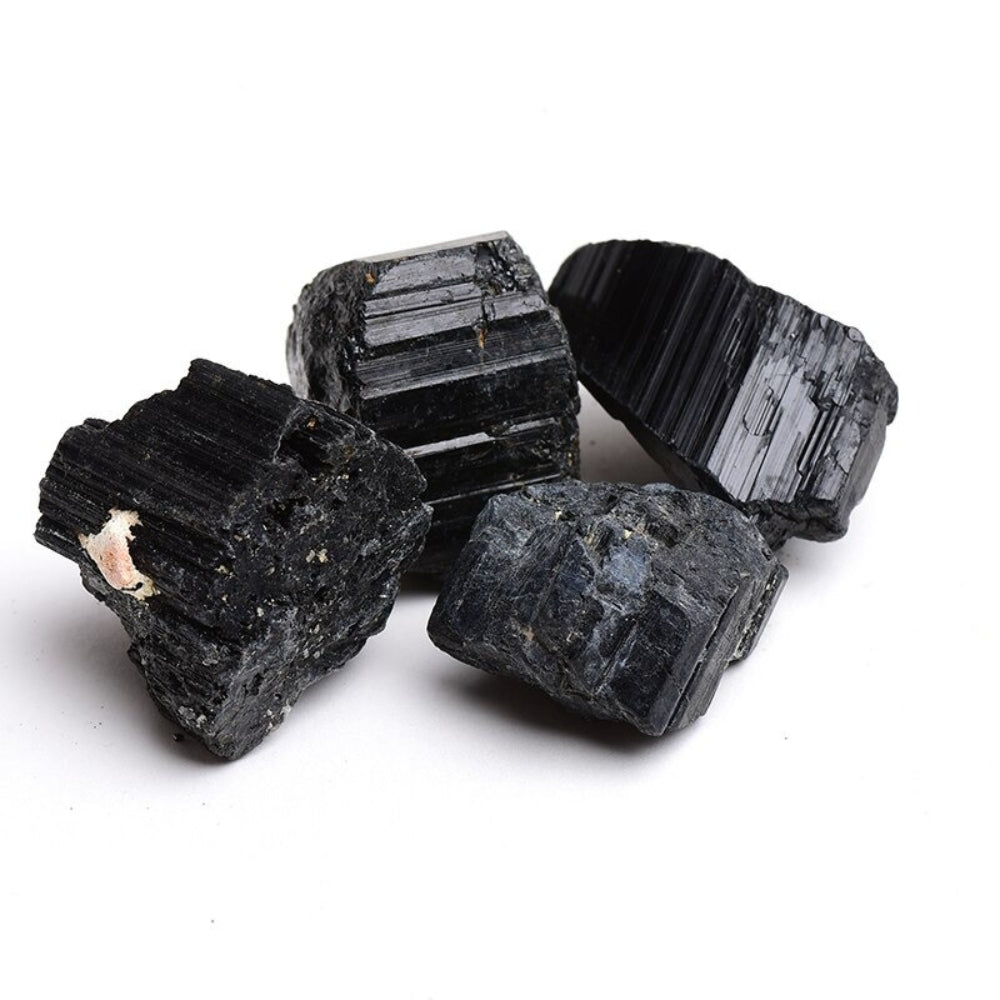 Raw Natural Black Tourmaline Stones