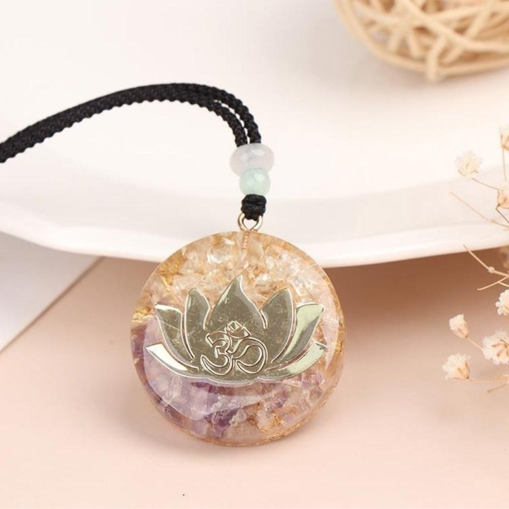 Blossoming Lotus Orgonite Pendant