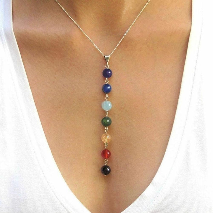 Reiki 7 Chakra Beaded Necklace