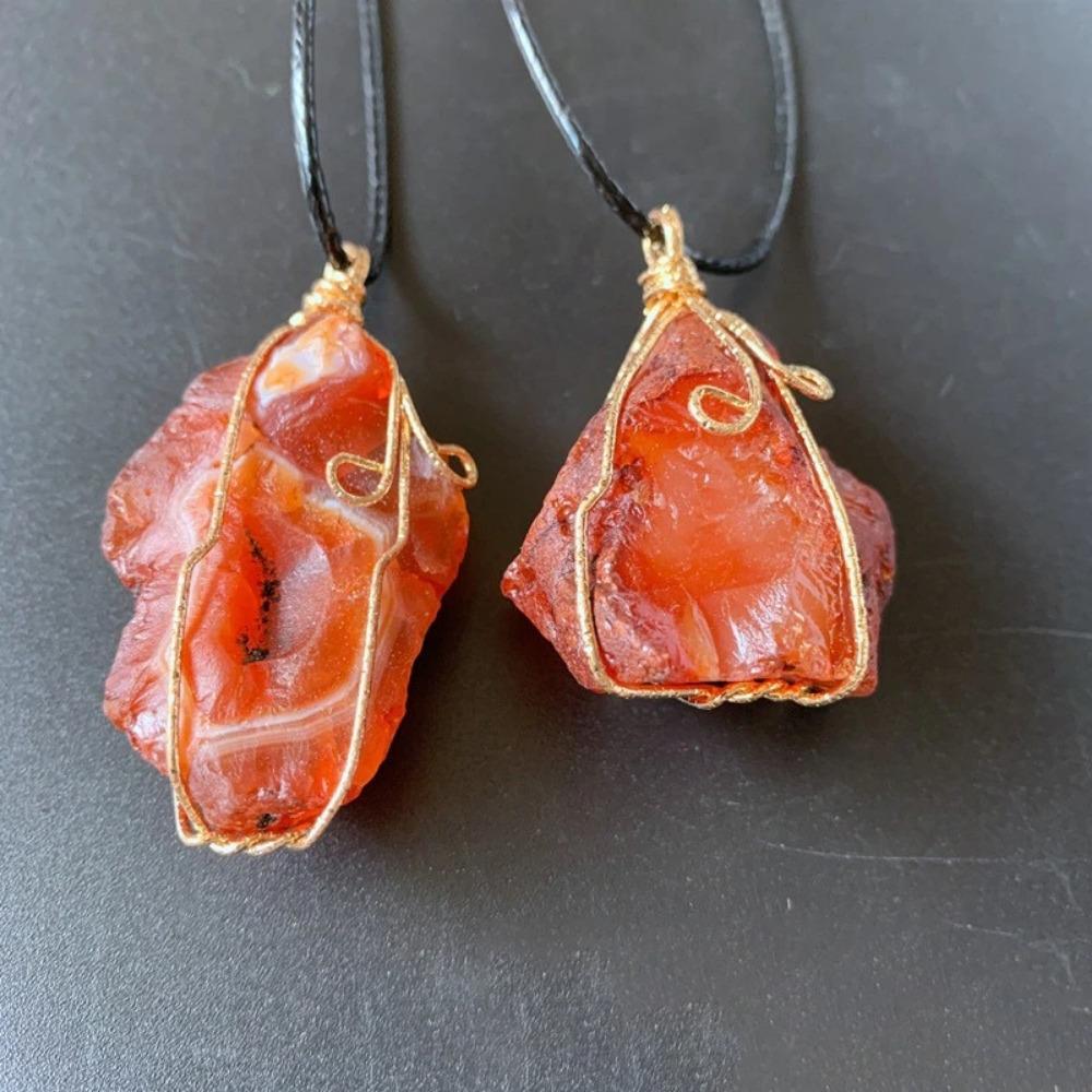 Sunset Carnelian Stone Necklace