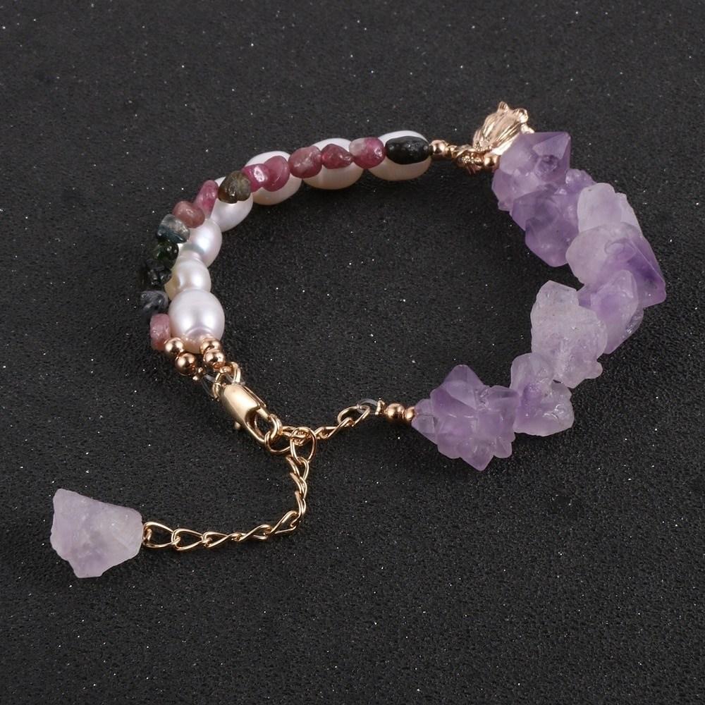 Amethyst Crystal Bracelets Fusion