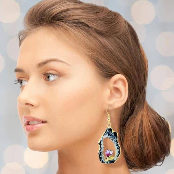 Amethyst Dangle Earrings