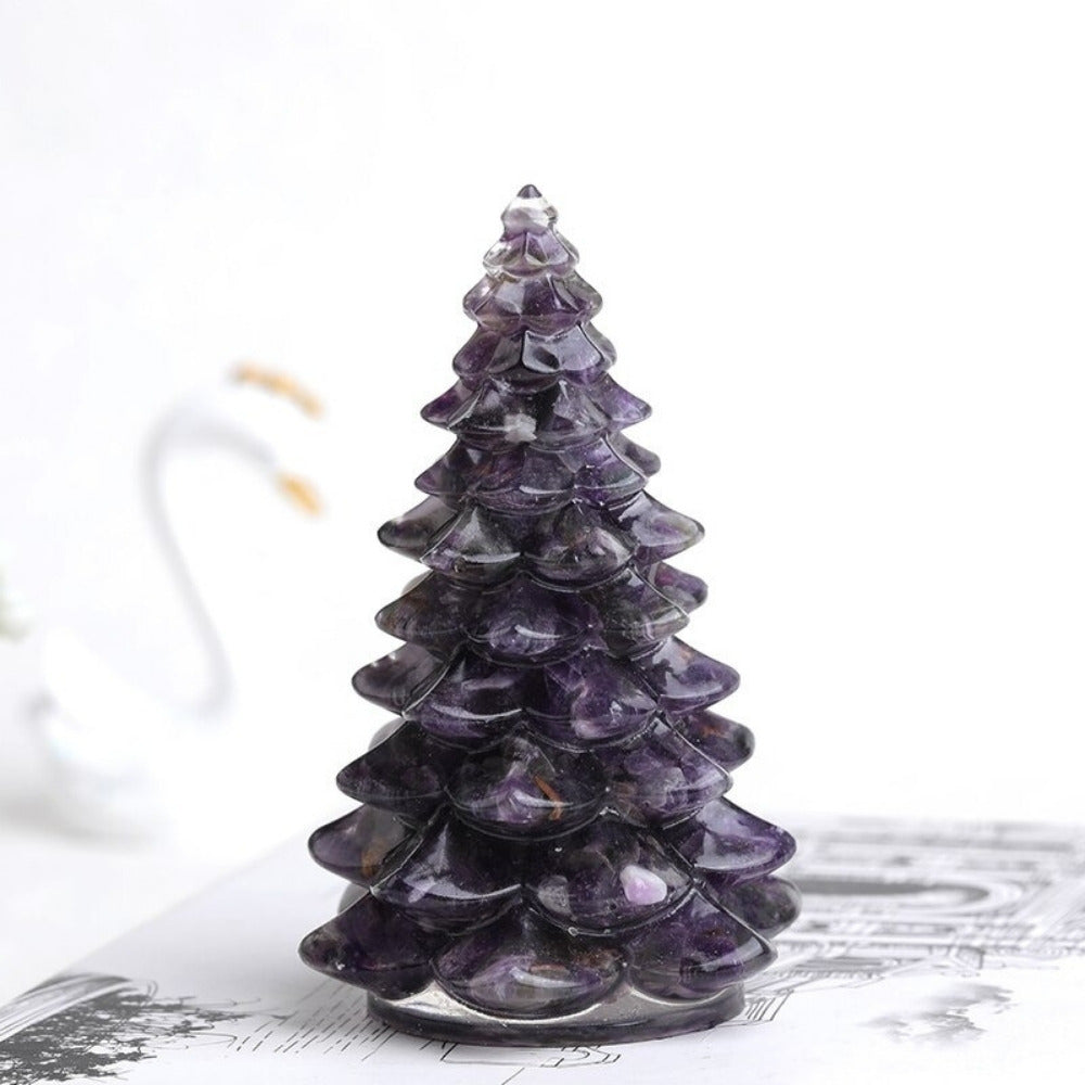 Natural Gemstone Christmas Tree