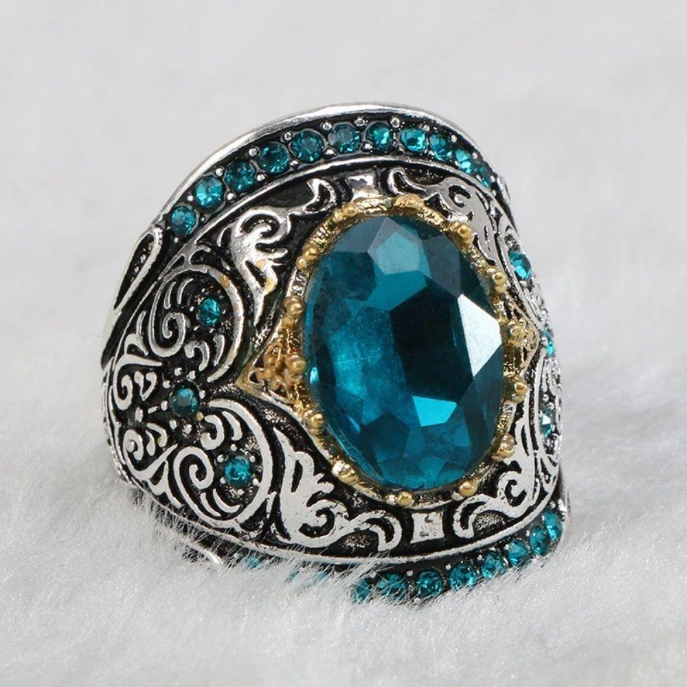 Sea Treasure Aquamarine March Birthstone Ring