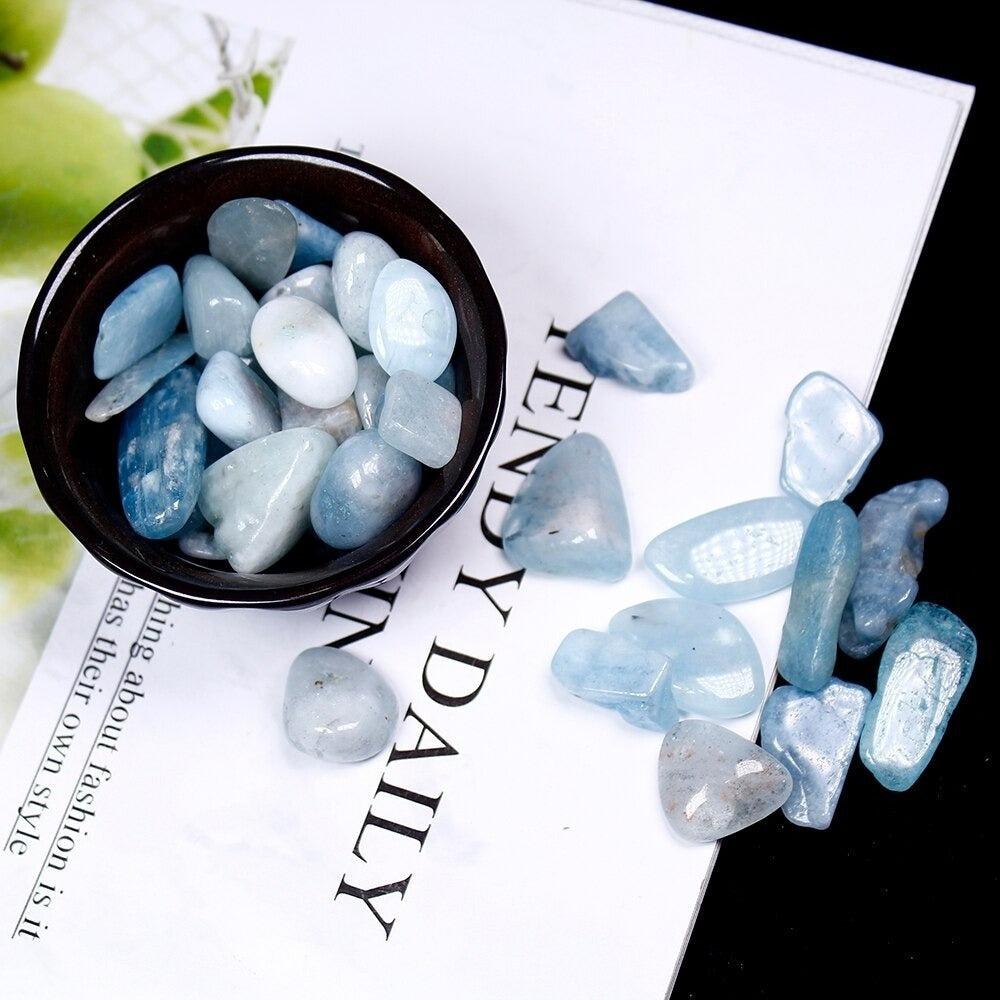 Natural Polished Aquamarine Stones
