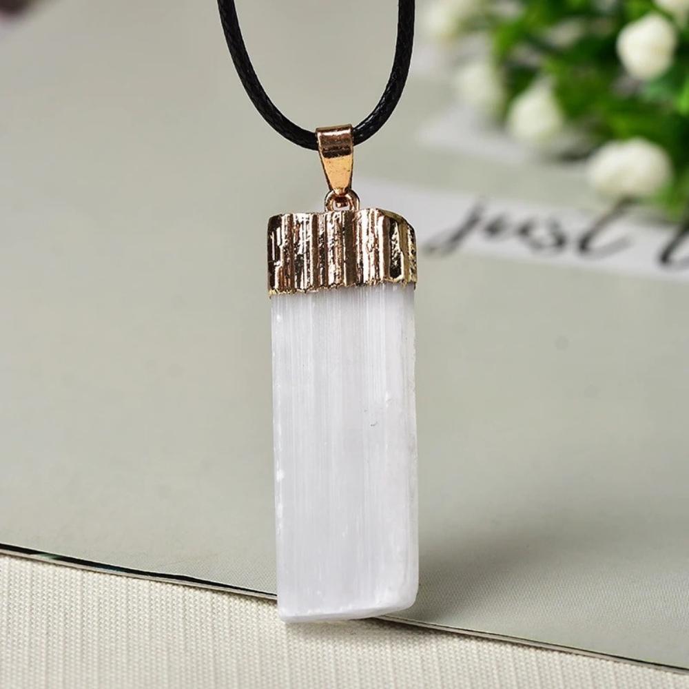 Selenite Gemstone Pendant