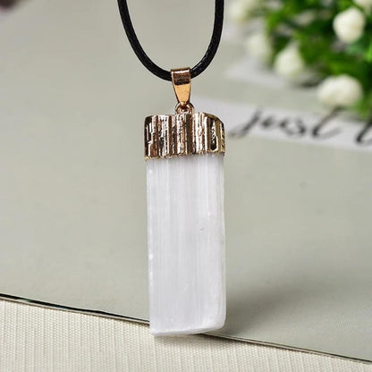 Selenite Gemstone Pendant