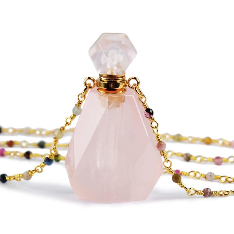 Crystal Perfume Bottle Necklace – MindfulSoulsCanada