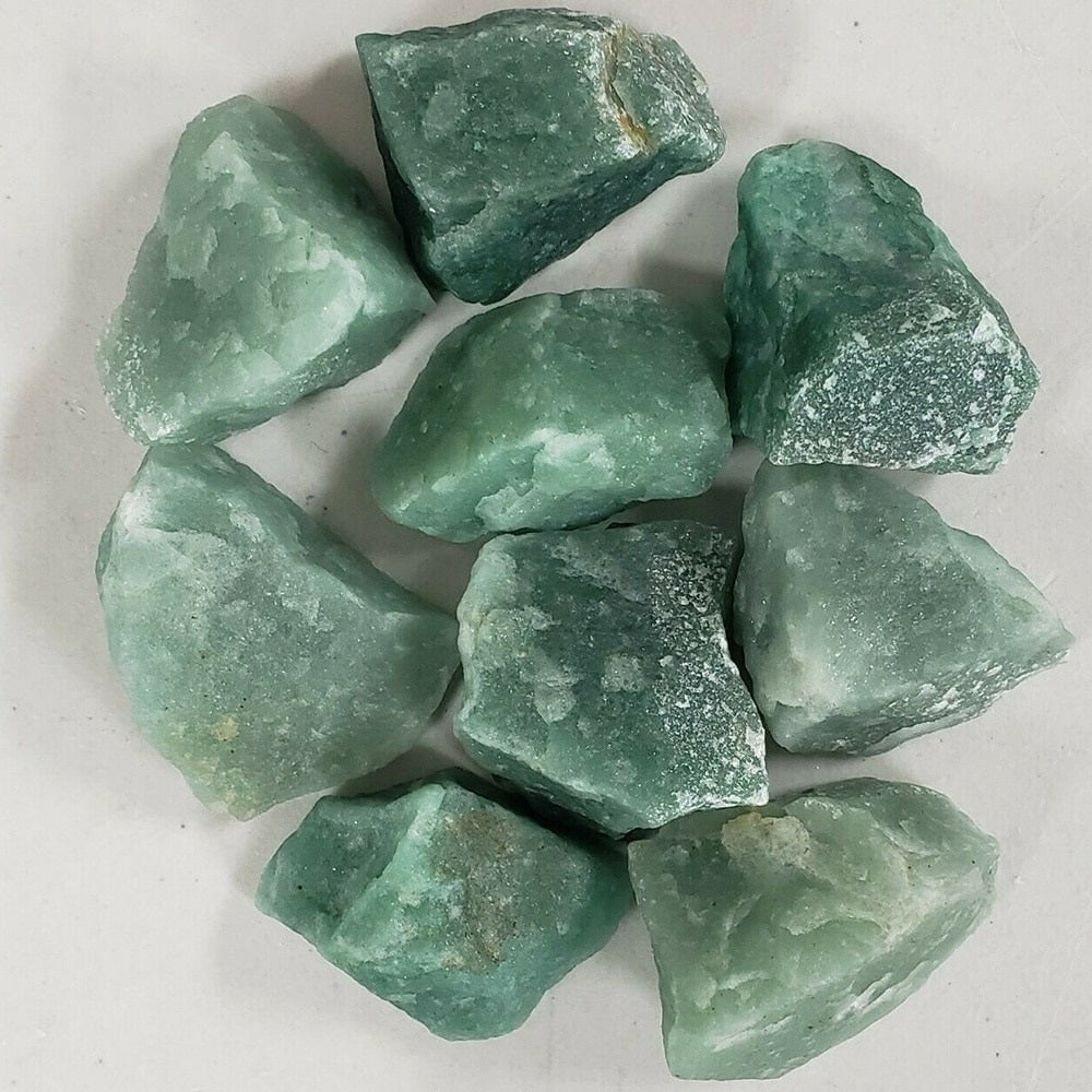 Raw Green Aventurine Stones