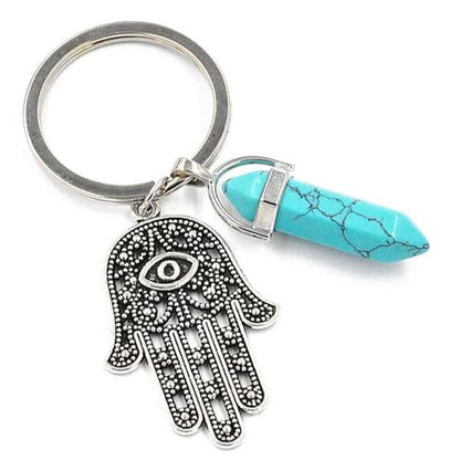 Inspiring Hamsa Hand Keychain